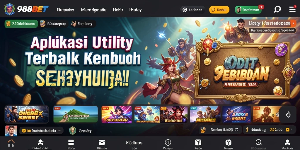 Tampilan utama 988BET dengan alat pengingat dan perencanaan yang intuitif.