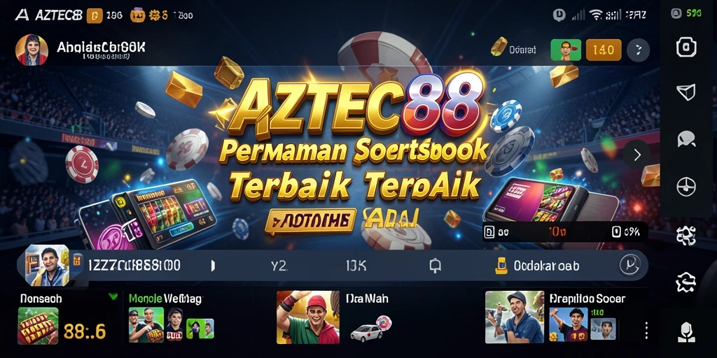Tampilan gameplay AZTEC88 yang menarik dan interaktif dalam taruhan olahraga.