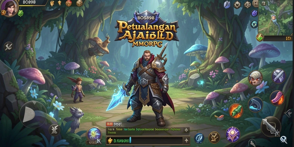 Tangkapan layar gameplay BOS898 menampilkan aksi seru dalam dunia MMORPG.