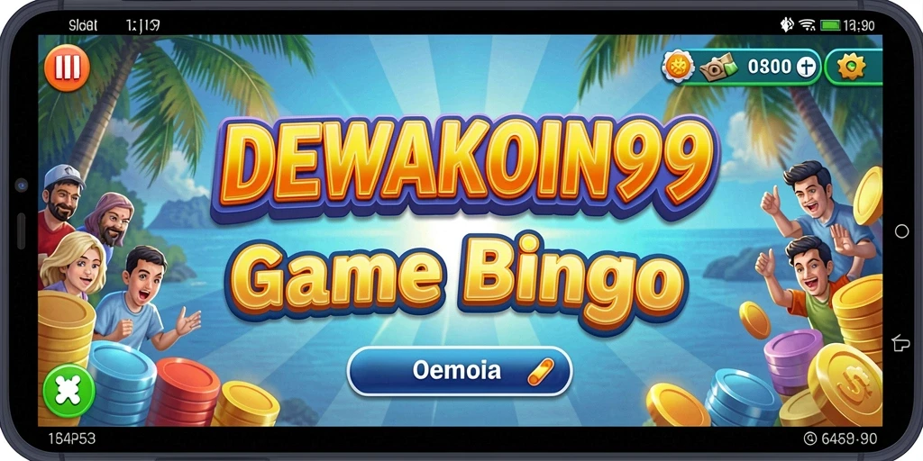 Tampilan menarik gameplay Bingo di DEWAKOIN99.