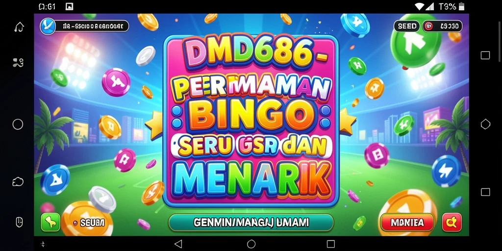 Tampilan gameplay Bingo yang interaktif dan menarik di DMD686.