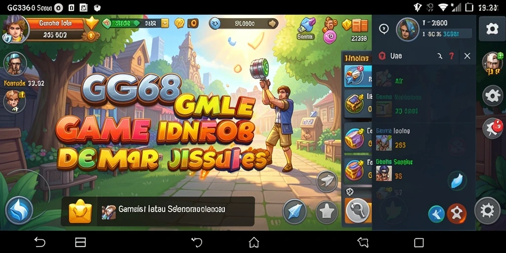 Screenshot utama GG368 menunjukkan gameplay Idle yang seru dan menawan.