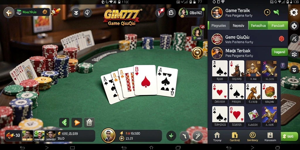 Tampilan gameplay QiuQiu di GIM777 yang mendebarkan.