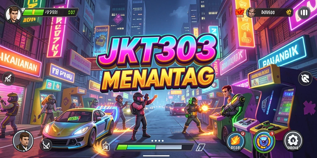Tampilan aksi seru dalam permainan Arcade JKT303.