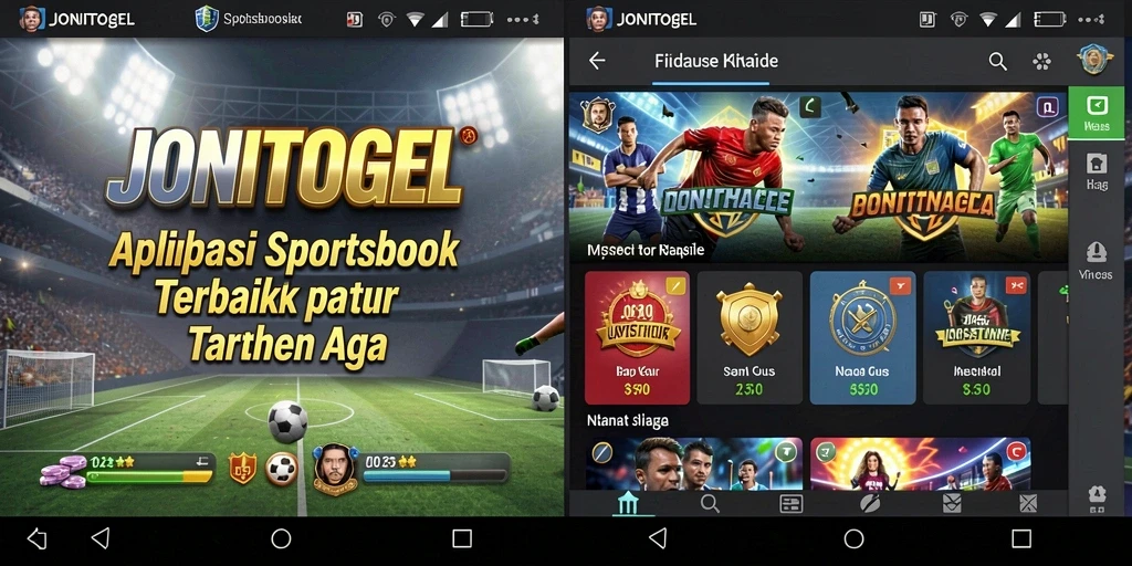 Tampilan antarmuka aplikasi JONITOGEL saat melakukan taruhan.