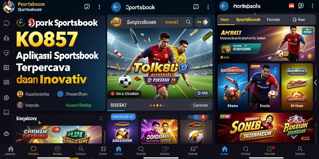Tampilan screenshot utama KO857 dengan gameplay Sportsbook yang menarik.