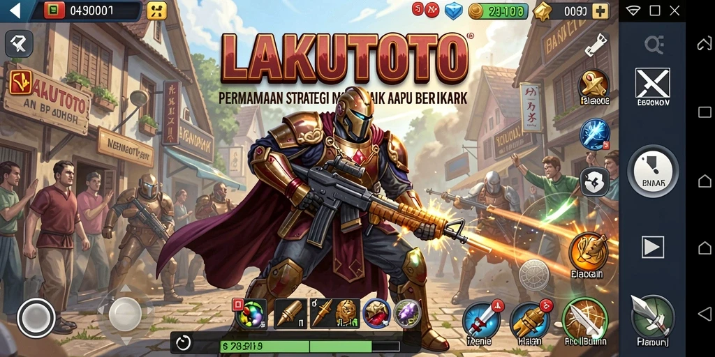 Tampilan gameplay LAKUTOTO dengan strategi menawan.