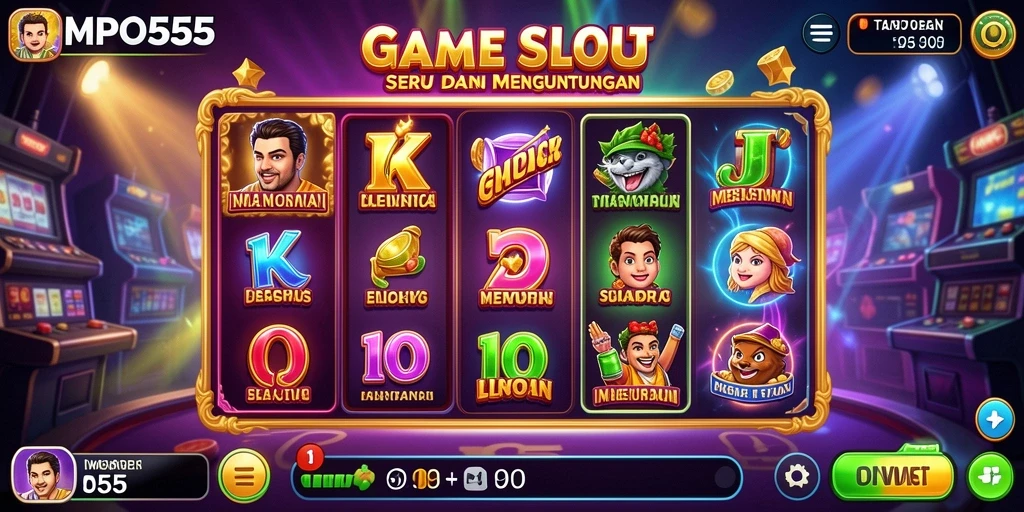 Screenshot gameplay MPO555 menampilkan grafik menarik dan antarmuka ramah pengguna.