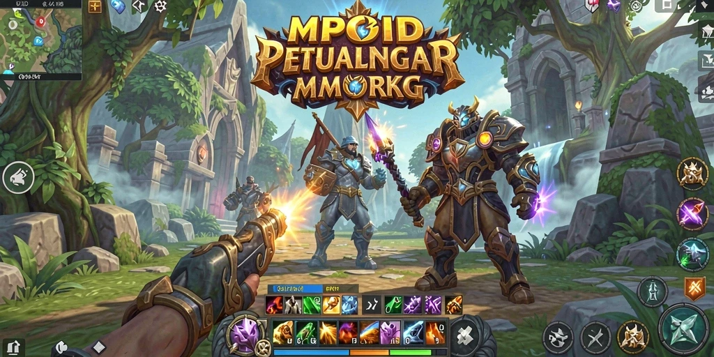 Tampilan gameplay MPOID yang menakjubkan dan penuh aksi.