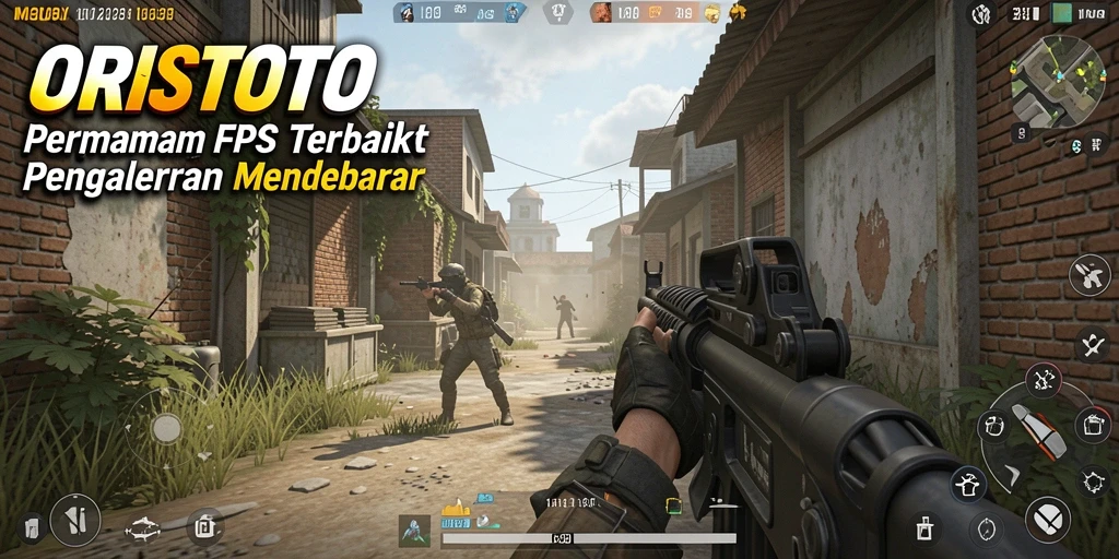 Gameplay menarik dan intens di ORISTOTO dengan aksi FPS yang luar biasa.