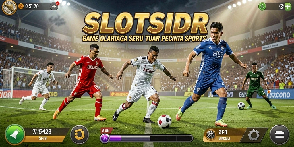 Screenshot SLOTSIDR menampilkan gameplay olahraga yang kompetitif dan seru.