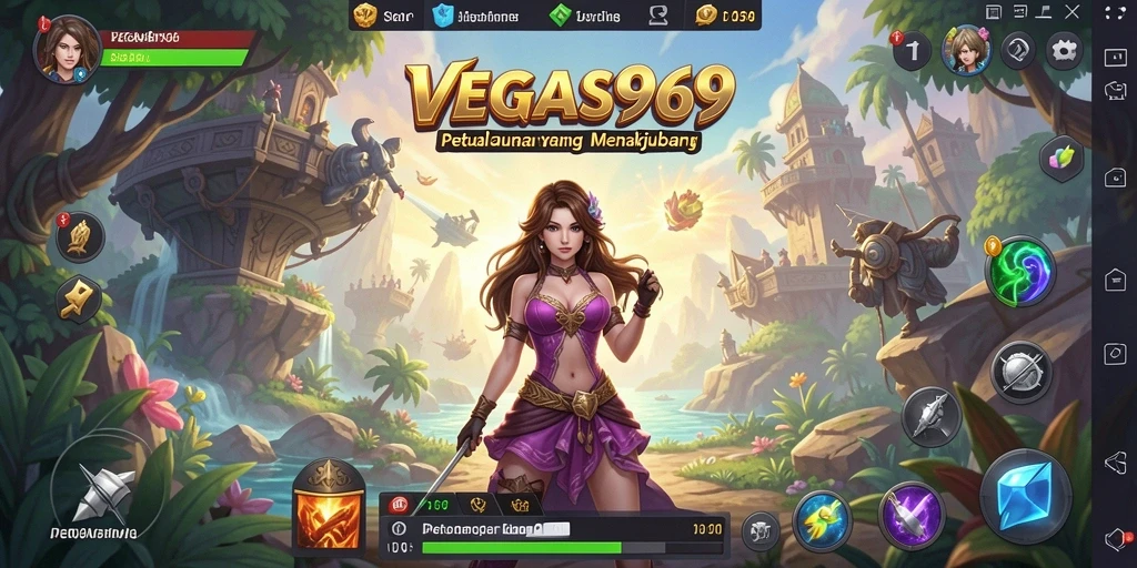 Tampilan gameplay seru dalam VEGAS969 yang penuh petualangan.