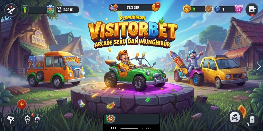 Tampilan gameplay seru dan menantang dari VISITORBET.