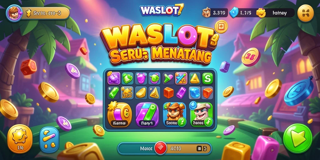 Tangkap momen seru saat mencocokkan item di WASLOT.